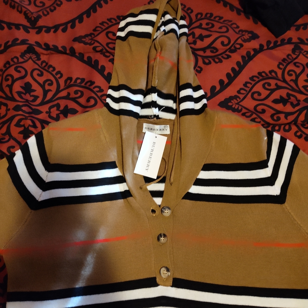 Sweater dress Burberry long sleeve dress and hoodie